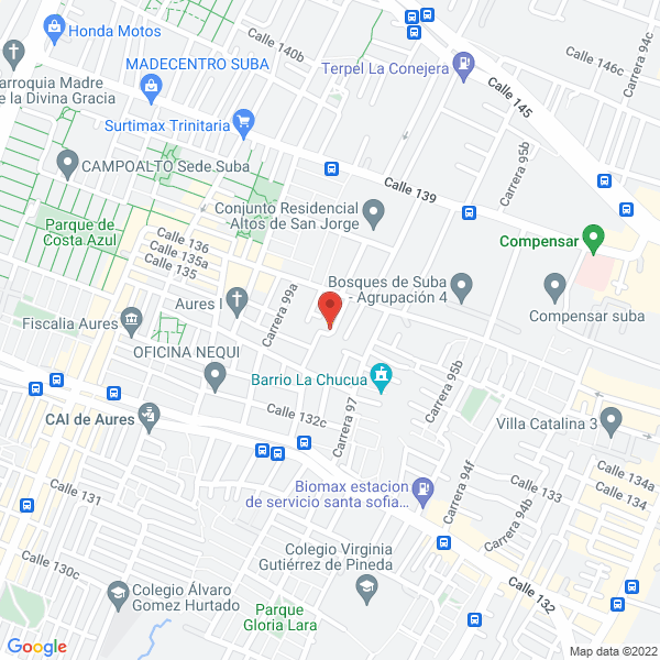 Mapa de Construcciones Vega S.A.S.