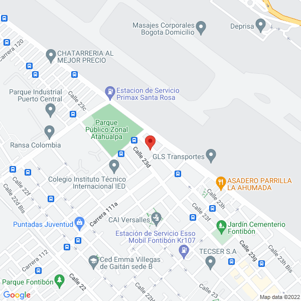 Mapa de Construcciones Y Diseños C A P Ltda.