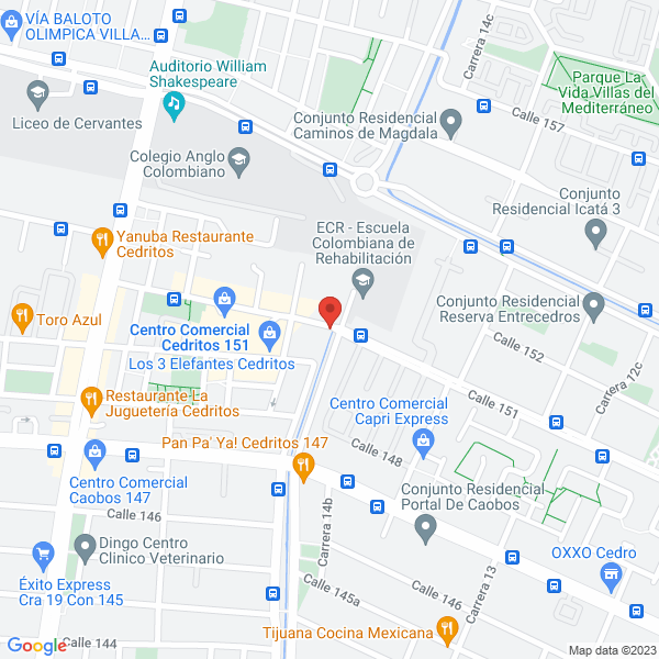 Mapa de Doctora Paula Rivera