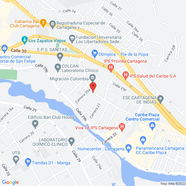 Map of Denti Med