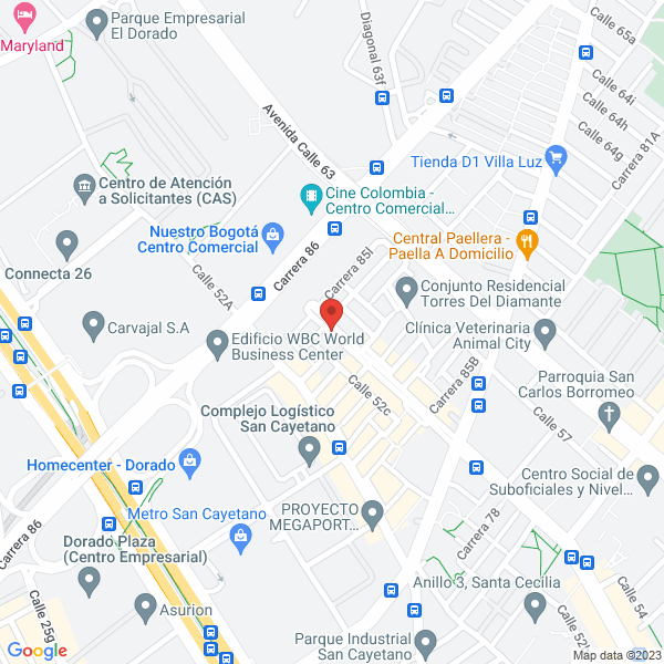 Mapa de Consultoría Y Construcciones Consulcon S.A.S. E.S.P.