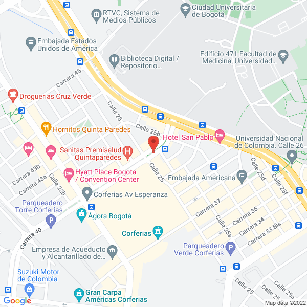 Mapa de Contenedores Colombia Ltda.