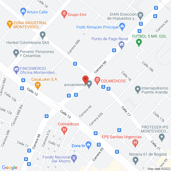 Mapa de Continental De Dotaciones Ltda.