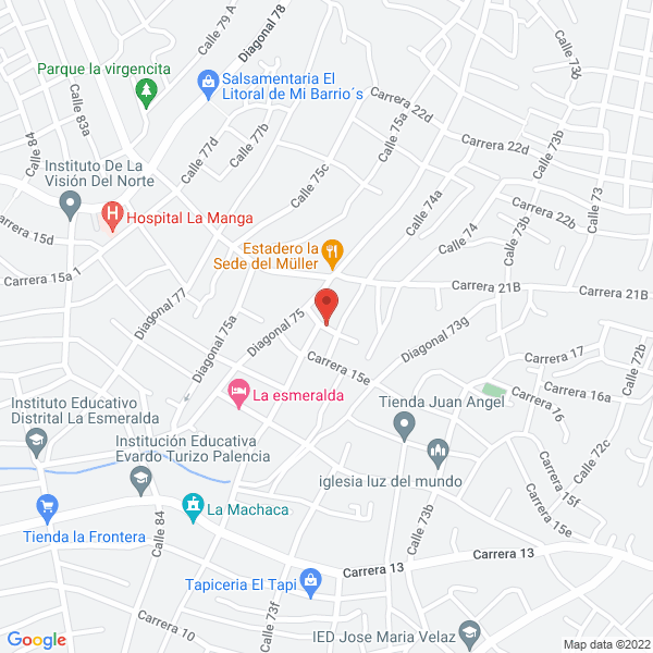 Map of Droguería Luz Mar