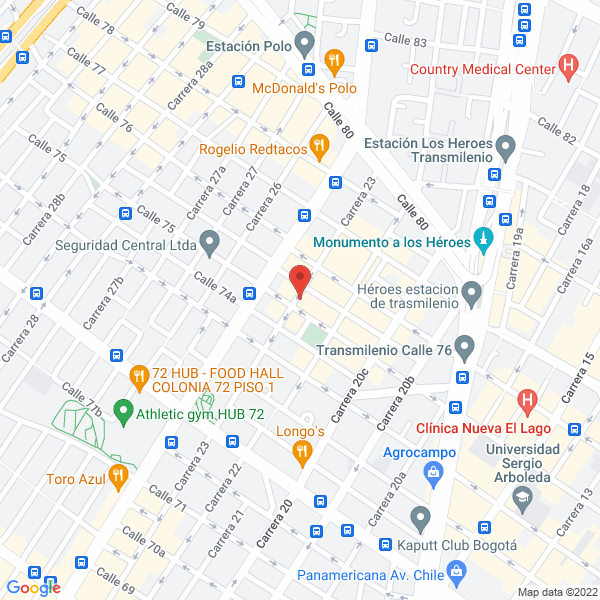 Mapa de Dgm Colobia S.A