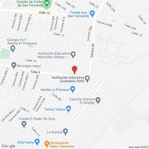 Map of Odontológos Especialistas Dental Spa
