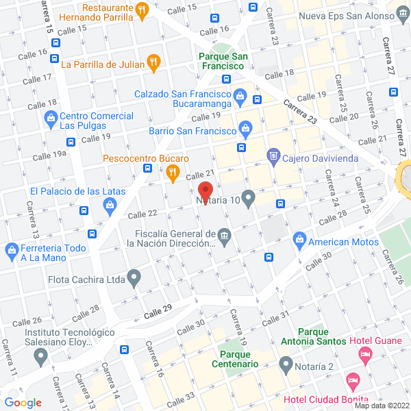 Map of Distribuciones Y Variedades S Y S.