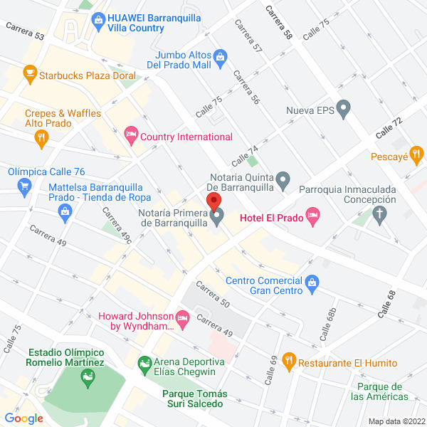 Map of Coopetiva De Servicios Tesco