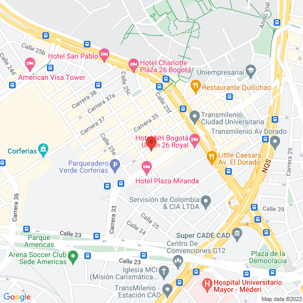 Mapa de Comercial Orea Ltda. Corea Ltda.