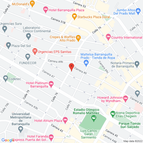 Map of Decorazioni
