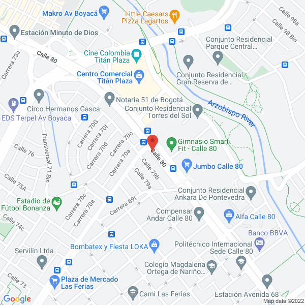 Mapa de Dekora Ambientes Y Espacios