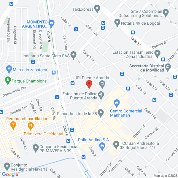 Mapa de Ebaby Colombia S.A.S