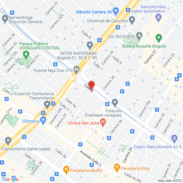 Mapa de Dismaq Ltda.