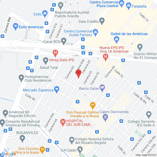Mapa de Disproy Ltda.