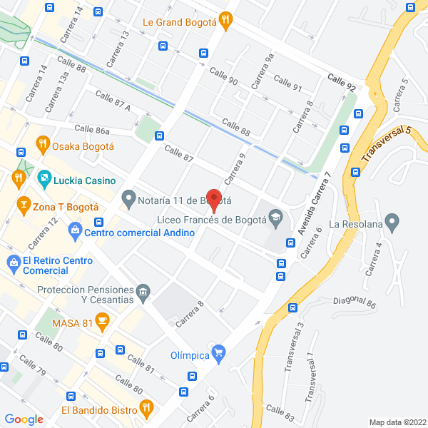 Mapa de Correa Villalba & Asociados Ltda.