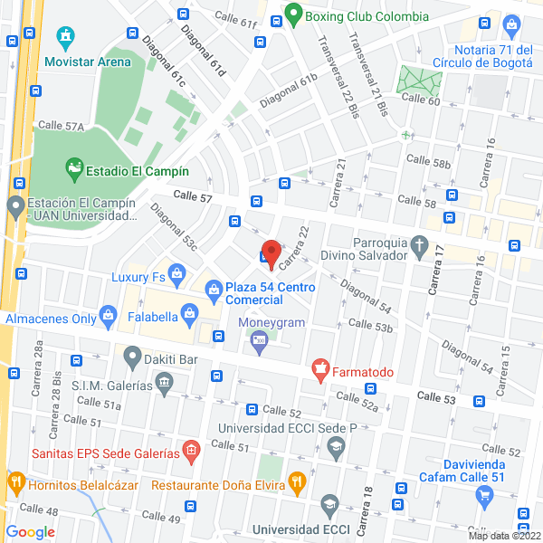 Mapa de Cosméticos Marylin Ltda.