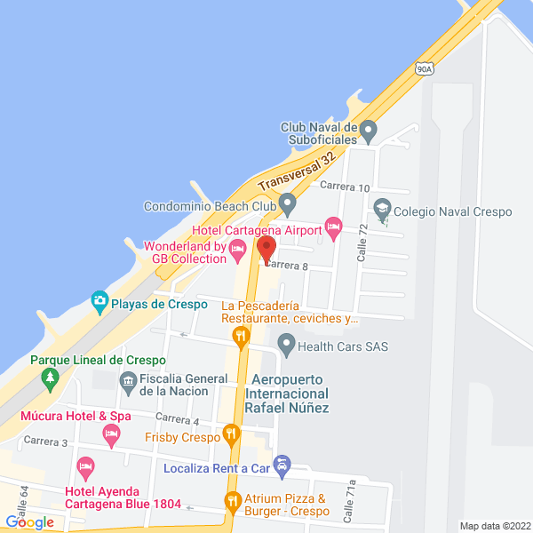 Map of Dinamo Renta Car