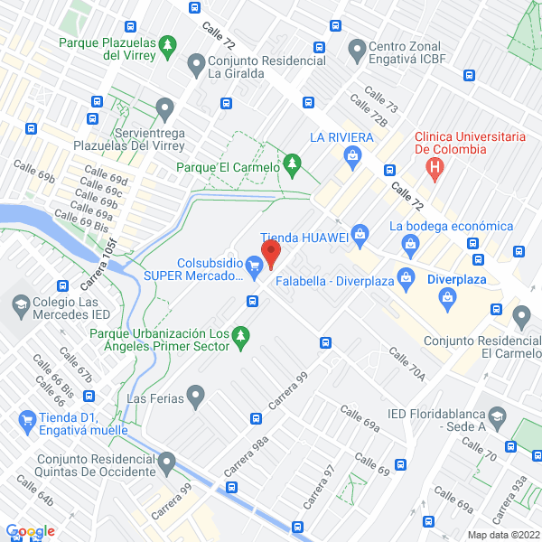 Mapa de Diseños Y Cortes Integrales Ltda.