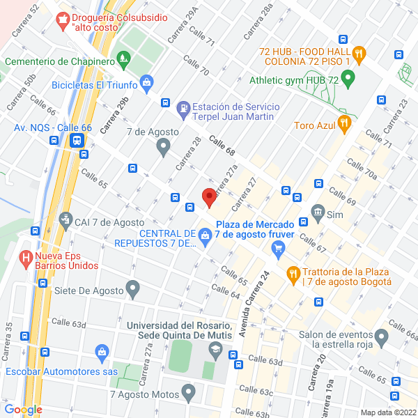 Mapa de Disfrutas De La Union S.A.S.