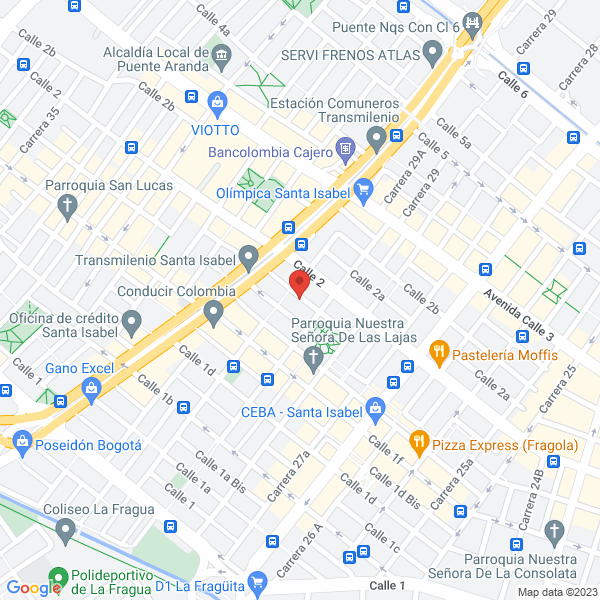 Mapa de Disgrafer Ltda.