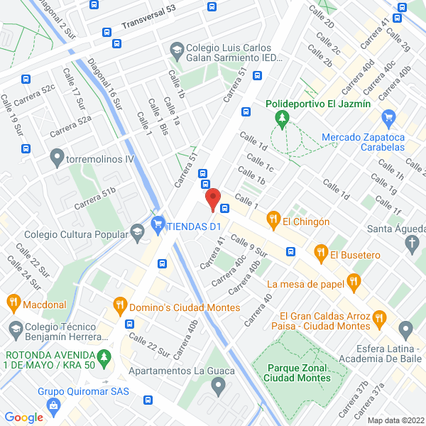 Mapa de Dispensadores Juancafé