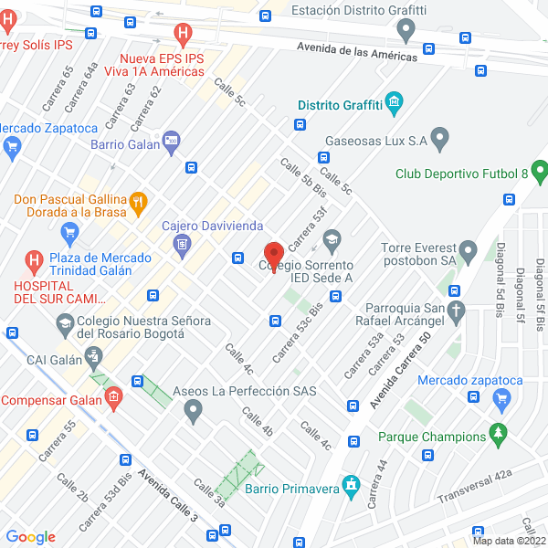Mapa de Distecar Ltda