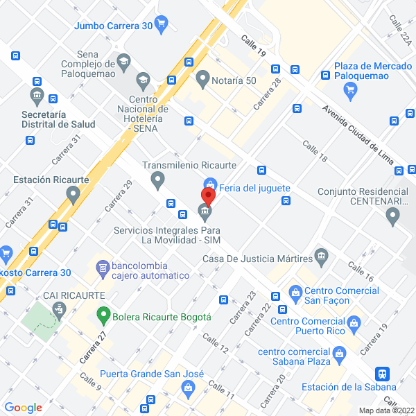 Mapa de Distribuciones Todo Colombia S.A.S.