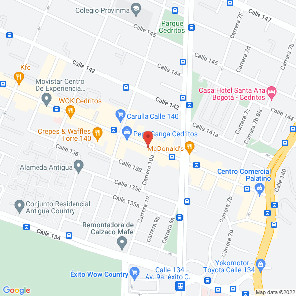 Mapa de Distribuidora 3 F Ltda.