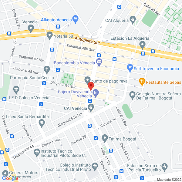 Mapa de Estudios Fotográficos Mi Foto