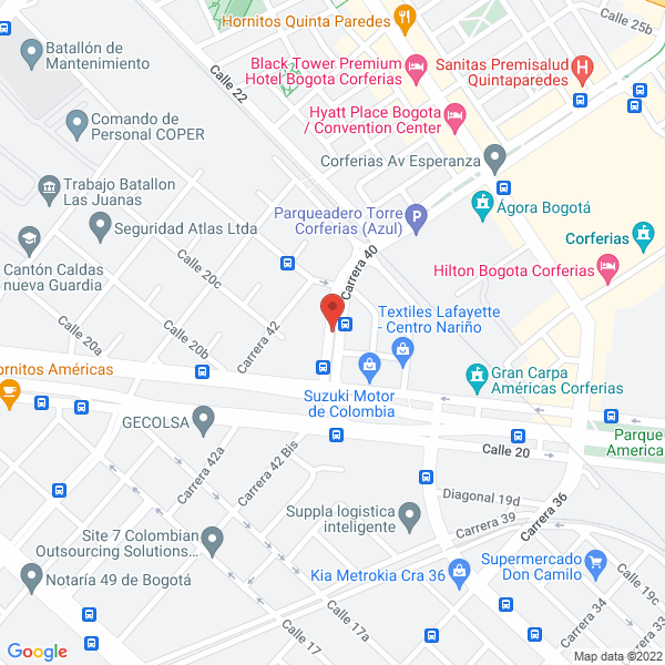 Mapa de Flexilatina De Colombia Ltda.