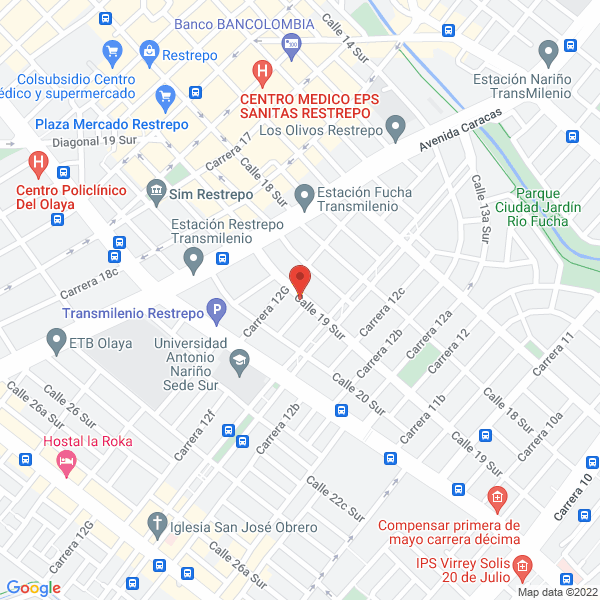 Mapa de Escuela De Belleza Fantasia