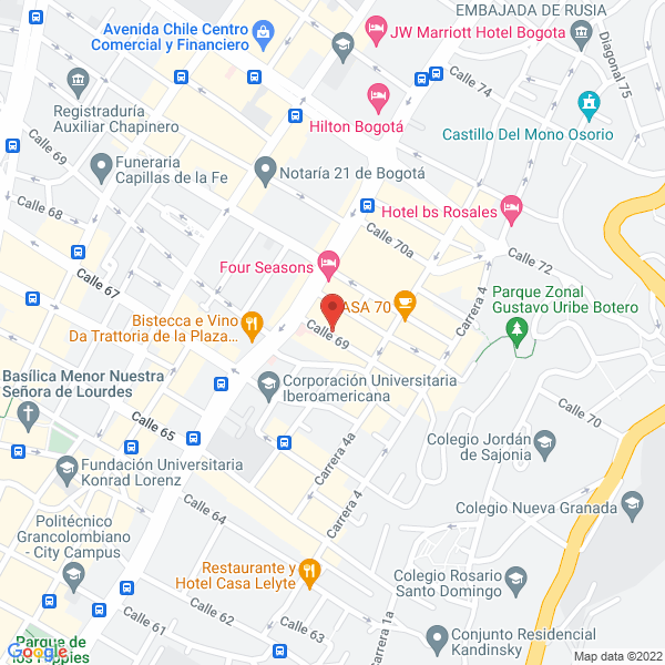Mapa de Espacios San Jose S.A.S.