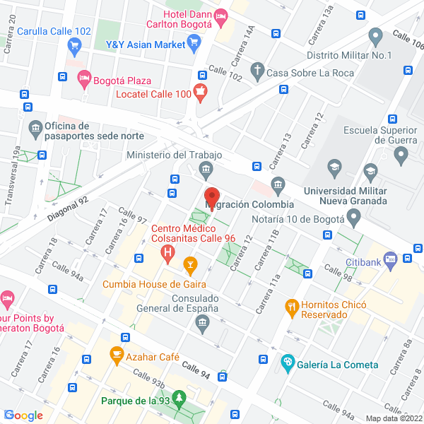 Mapa de Essilor Colombia S.A.S.