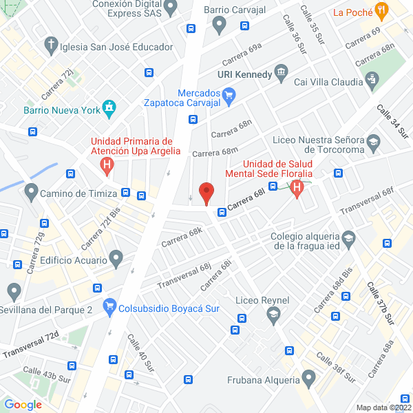 Mapa de Fábricaciones Castillo Y Cía. Ltda.