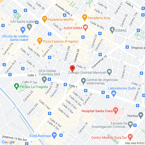 Mapa de Fabrimec Ing S.A.S.