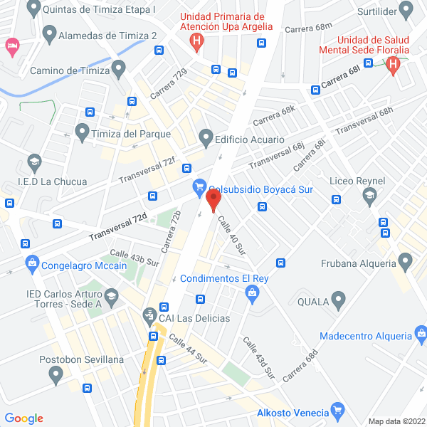 Mapa de Fabrintec Ltda.