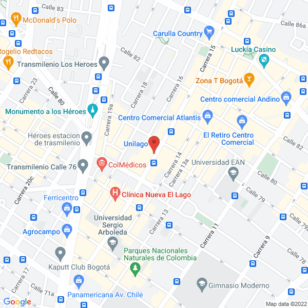 Mapa de Facautos Ltda.
