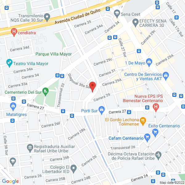 Mapa de Fadising Ltda.