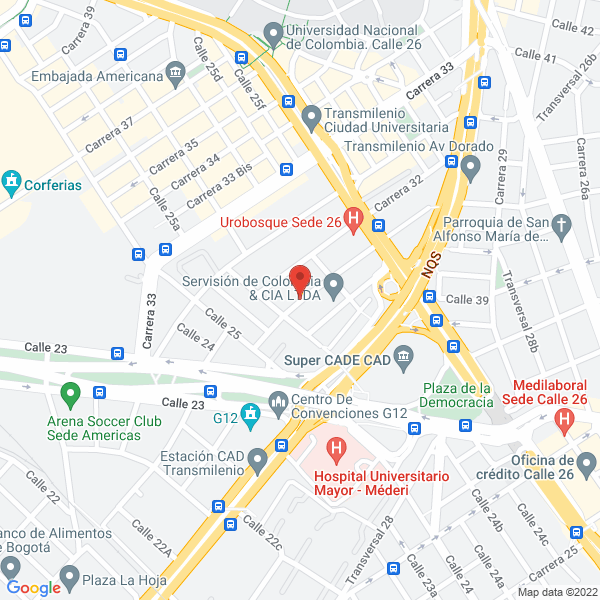 Mapa de Fadivet Ltda.