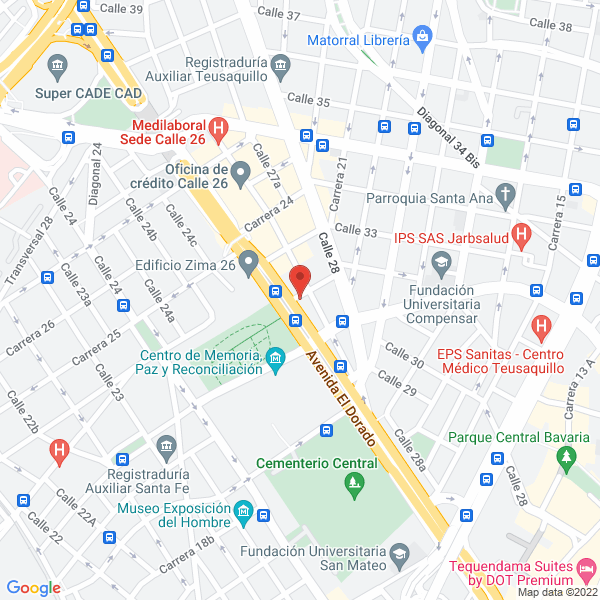 Mapa de Floristería Victoria