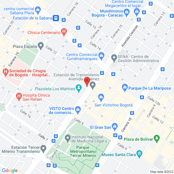 Mapa de Ferretería Rosmar