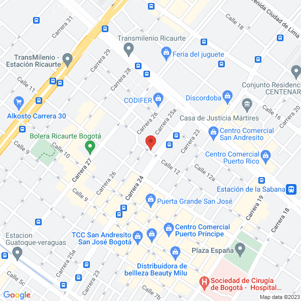 Mapa de Ferretería Y Eléctricos José Montenegro