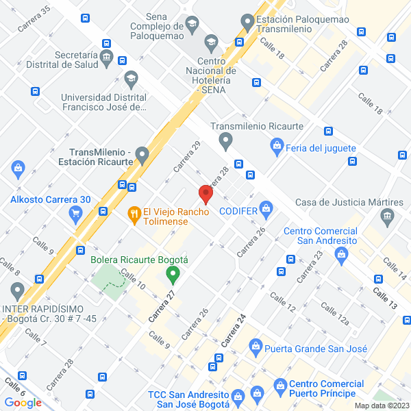 Mapa de Ferricampos S.A.S.