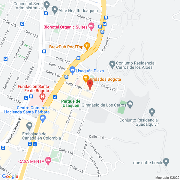 Mapa de Fundación Pais Libre