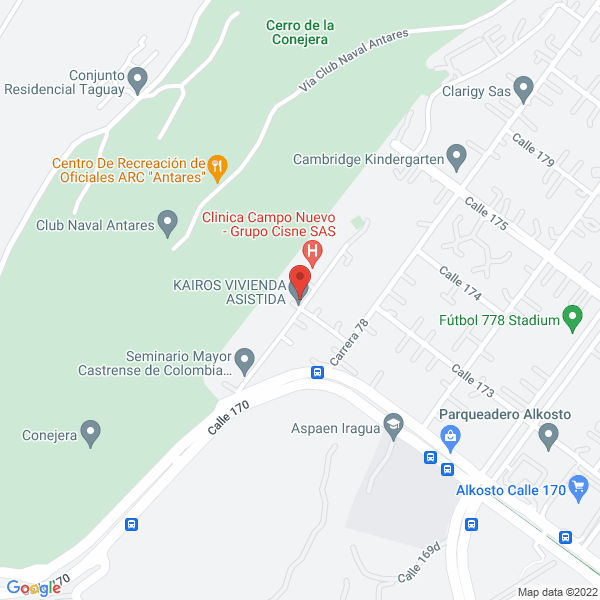 Mapa de Fundación Unimúsica