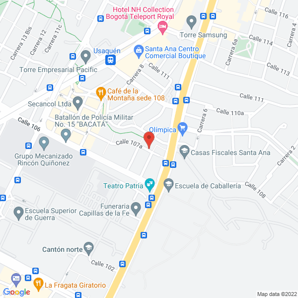Mapa de Forero Pacheco Avícola Las Vilmas Ltda.