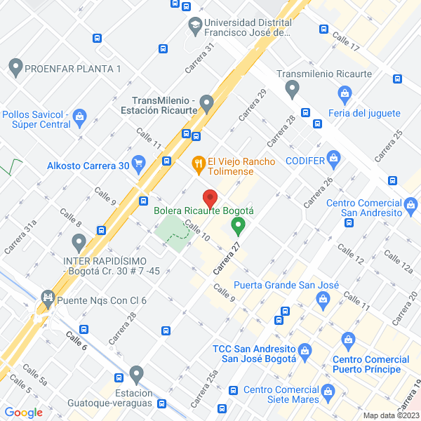 Mapa de Forgracol Ltda.