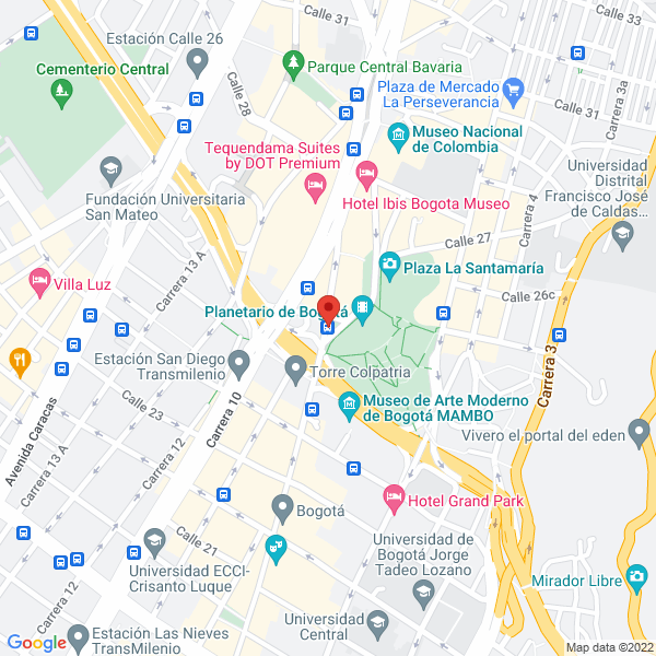 Mapa de Fundación Educativa Centralseguros