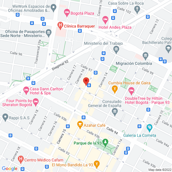 Mapa de Fundación Río Urbano
