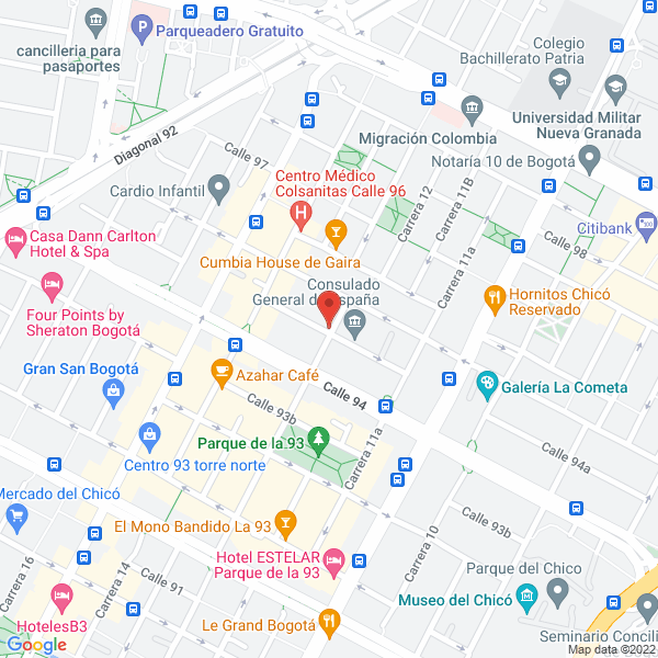 Mapa de Garzón Sánchez Julio Roberto